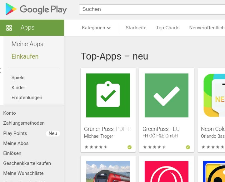 #1 of new apps in Austria